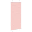 vidaXL pliszírozott redőny rózsaszín 90x200 cm szövetszélesség 89,4 cm