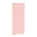 vidaXL pliszírozott redőny rózsaszín 95x200 cm szövetszélesség 94,4 cm