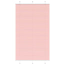 vidaXL pliszírozott redőny rózsaszín 120x200cm szövetszélesség 119,4cm