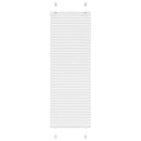 vidaXL pliszírozott redőny Fehér 50x100 cm szövetszélesség 49,4 cm