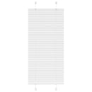 vidaXL pliszírozott redőny Fehér 60x100 cm szövetszélesség 59,4 cm