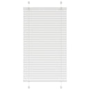 vidaXL pliszírozott redőny Fehér 80x100 cm szövetszélesség 79,4 cm