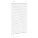 vidaXL pliszírozott redőny Fehér 80x100 cm szövetszélesség 79,4 cm