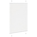 vidaXL pliszírozott redőny Fehér 100x100 cm szövetszélesség 99,4cm
