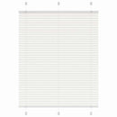 vidaXL pliszírozott redőny Fehér 110x100cm szövetszélesség 109,4cm