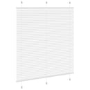 vidaXL pliszírozott redőny Fehér 120x100cm szövetszélesség 119,4cm