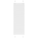 vidaXL pliszírozott redőny Fehér 45x150 cm szövetszélesség 44,4 cm