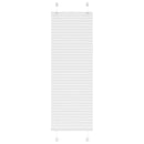 vidaXL pliszírozott redőny Fehér 50x150 cm szövetszélesség 49,4 cm