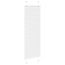 vidaXL pliszírozott redőny Fehér 50x150 cm szövetszélesség 49,4 cm