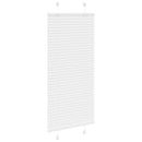 vidaXL pliszírozott redőny Fehér 55x150 cm szövetszélesség 54,4 cm