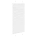 vidaXL pliszírozott redőny Fehér 55x150 cm szövetszélesség 54,4 cm