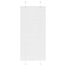 vidaXL pliszírozott redőny Fehér 60x150 cm szövetszélesség 59,4 cm