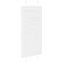 vidaXL pliszírozott redőny Fehér 60x150 cm szövetszélesség 59,4 cm