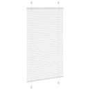 vidaXL pliszírozott redőny Fehér 80x150 cm szövetszélesség 79,4 cm