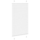vidaXL pliszírozott redőny Fehér 80x150 cm szövetszélesség 79,4 cm