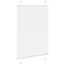 vidaXL pliszírozott redőny Fehér 95x150 cm szövetszélesség 94,4 cm