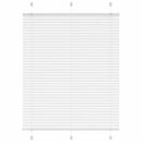 vidaXL pliszírozott redőny Fehér 105x150cm szövetszélesség 104,4cm