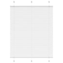 vidaXL pliszírozott redőny Fehér 105x150cm szövetszélesség 104,4cm