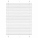 vidaXL pliszírozott redőny Fehér 110x150cm szövetszélesség 109,4cm