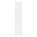 vidaXL pliszírozott redőny Fehér 45x200 cm szövetszélesség 44,4 cm