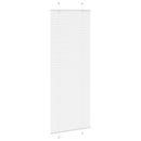 vidaXL pliszírozott redőny Fehér 70x200 cm szövetszélesség 69,4 cm