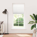 vidaXL pliszírozott redőny Fehér 85x200 cm szövetszélesség 84,4 cm