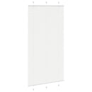 vidaXL pliszírozott redőny Fehér 105x200cm szövetszélesség 104,4cm