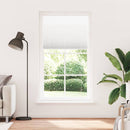 vidaXL pliszírozott redőny Fehér 110x200cm szövetszélesség 109,4cm