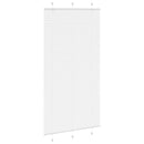 vidaXL pliszírozott redőny Fehér 110x200cm szövetszélesség 109,4cm