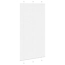vidaXL pliszírozott redőny Fehér 110x200cm szövetszélesség 109,4cm