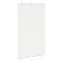 vidaXL pliszírozott redőny Fehér 120x200cm szövetszélesség 119,4cm