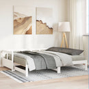 vidaXL fehér tömör fenyőfa kanapéágy matrac nélkül 90 x 200 cm