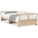 vidaXL tömör fenyőfa kanapéágy matrac nélkül 90 x 190 cm