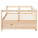 vidaXL tömör fenyőfa kanapéágy matrac nélkül 90 x 190 cm