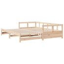 vidaXL tömör fenyőfa kanapéágy matrac nélkül 90 x 190 cm