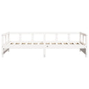 vidaXL fehér tömör fenyőfa kanapéágy matrac nélkül 90 x 200 cm
