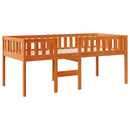 vidaXL viaszbarna tömör fenyőfa gyerekágy matrac nélkül 90 x 190 cm