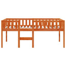 vidaXL viaszbarna tömör fenyőfa gyerekágy matrac nélkül 90 x 190 cm