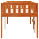 vidaXL viaszbarna tömör fenyőfa gyerekágy matrac nélkül 90 x 190 cm