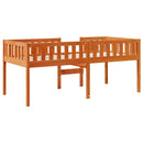 vidaXL viaszbarna tömör fenyőfa gyerekágy matrac nélkül 90 x 190 cm