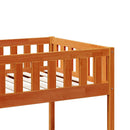 vidaXL viaszbarna tömör fenyőfa gyerekágy matrac nélkül 90 x 190 cm
