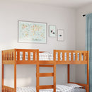 vidaXL viaszbarna tömör fenyőfa gyerekágy matrac nélkül 90 x 190 cm