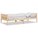 vidaXL tömör fenyőfa gyerekágy matrac nélkül 80 x 200 cm