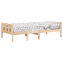 vidaXL tömör fenyőfa gyerekágy matrac nélkül 80 x 200 cm