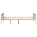 vidaXL tömör fenyőfa gyerekágy matrac nélkül 80 x 200 cm