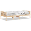 vidaXL tömör fenyőfa gyerekágy matrac nélkül 90 x 200 cm