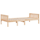 vidaXL tömör fenyőfa gyerekágy matrac nélkül 90 x 200 cm