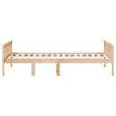vidaXL tömör fenyőfa gyerekágy matrac nélkül 90 x 200 cm