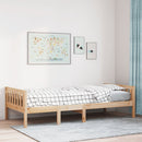 vidaXL tömör fenyőfa gyerekágy matrac nélkül 90 x 200 cm