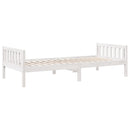 vidaXL fehér tömör fenyőfa gyerekágy matrac nélkül 90 x 200 cm